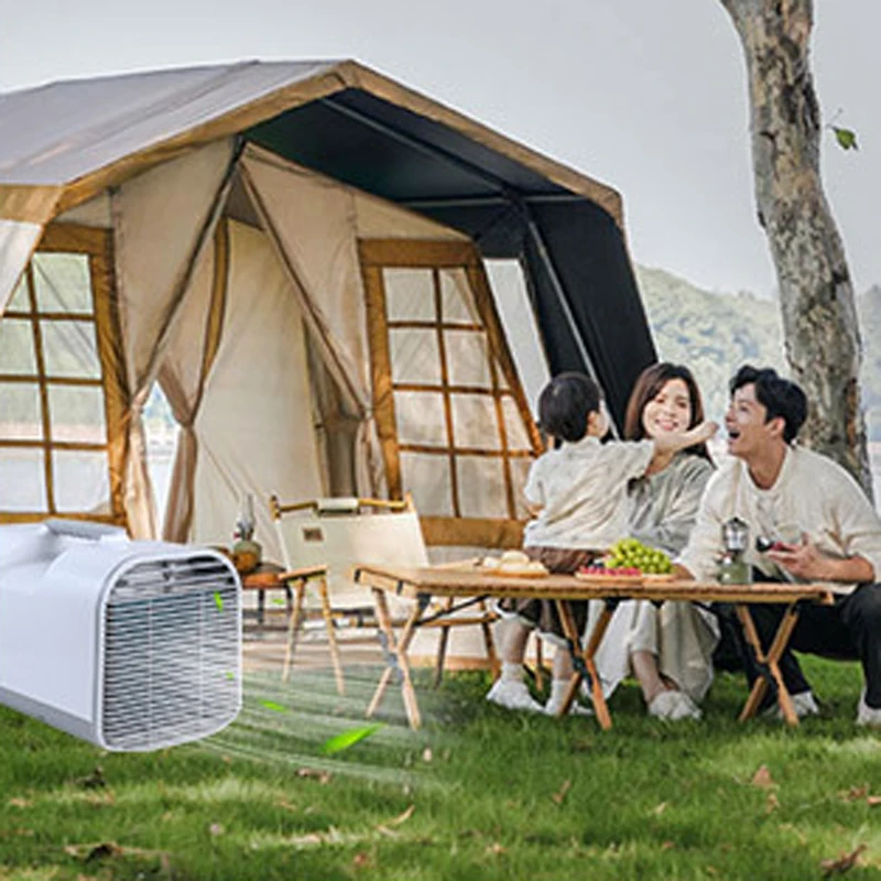 Outdoor Camping Air Conditioner Mobile Mini Air Conditioning Compressor Free Installation Portable Conditioner With handle