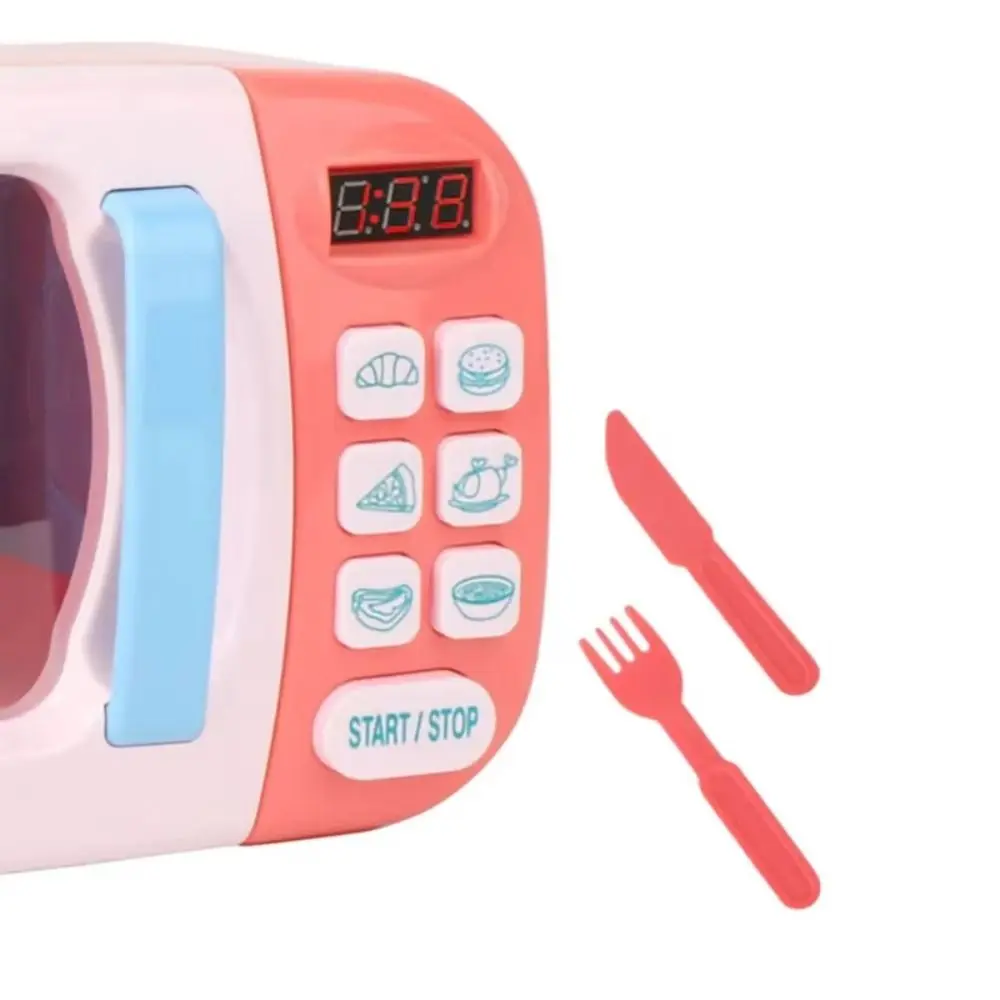 Creative Household Appliances Toys Colorful DIY Simulation Microwave Educational Montessori Oven Kitchen Toys Education Gifts