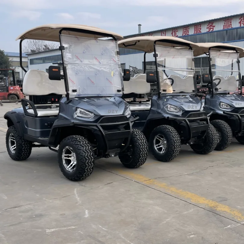 High Quality Electric Golf Cart Club Sightseeing Car Hunting Car Latest Electric Four-Wheeler with Lithium Battery