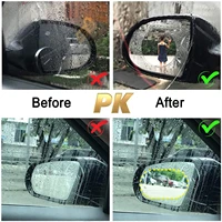 2 Pcs Car Rainproof Film Car Car Rearview Mirror protective Rain proof Anti fog Waterproof Film Membrane Car Sticker Accessories 4
