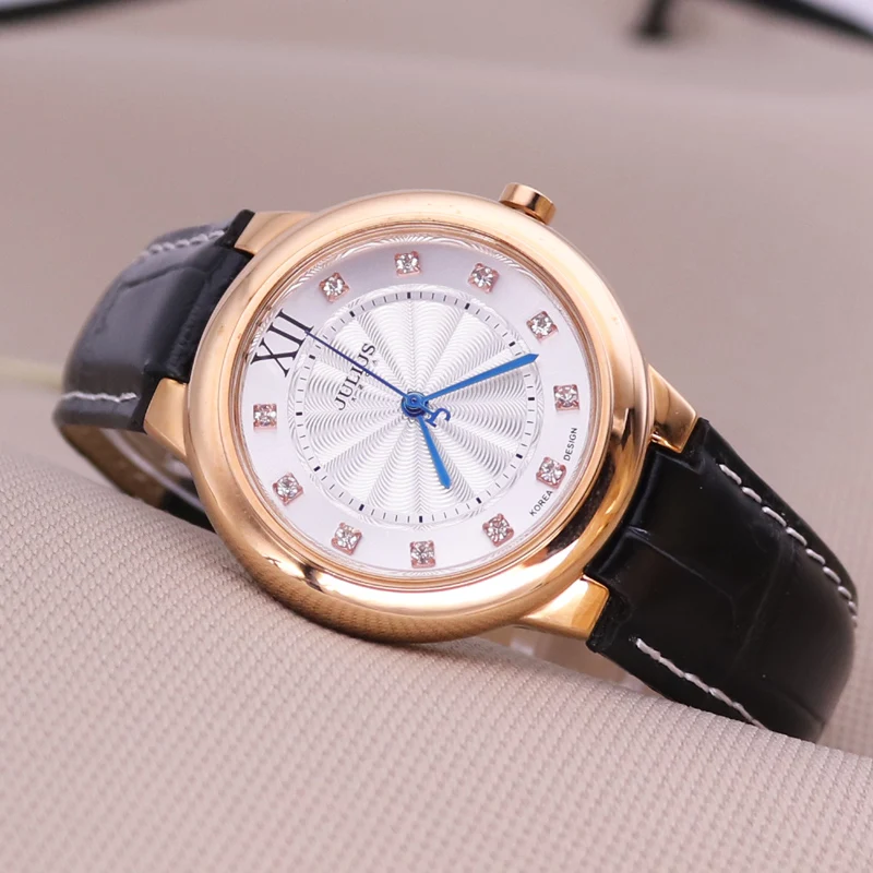 

Top Julius Lady Women's Watch Japan Quartz Fine Fashion Hours Clock Dress Bracelet Leather School Girl Birthday Gift Box