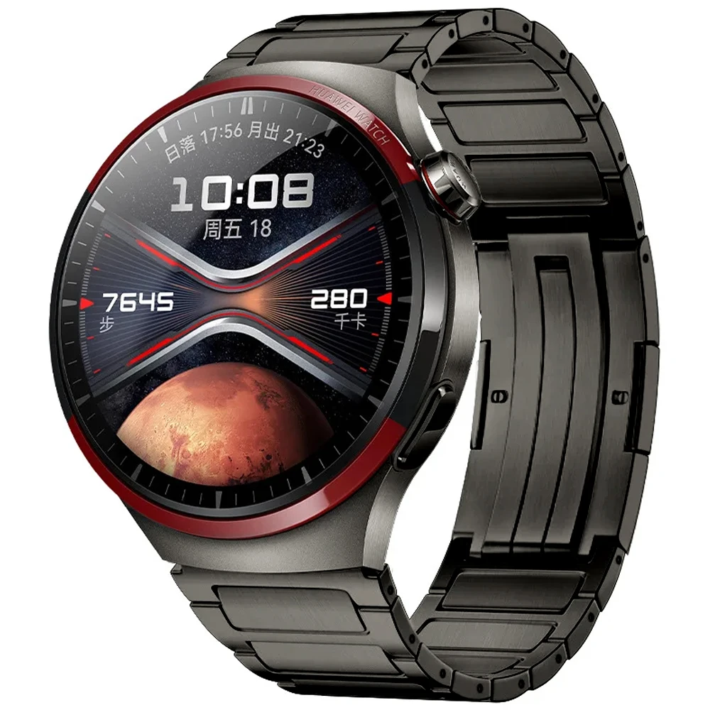 Premium Titanium Metal Bracelet for Huawei Watch D2 - Stainless Steel Replaceable Wristband