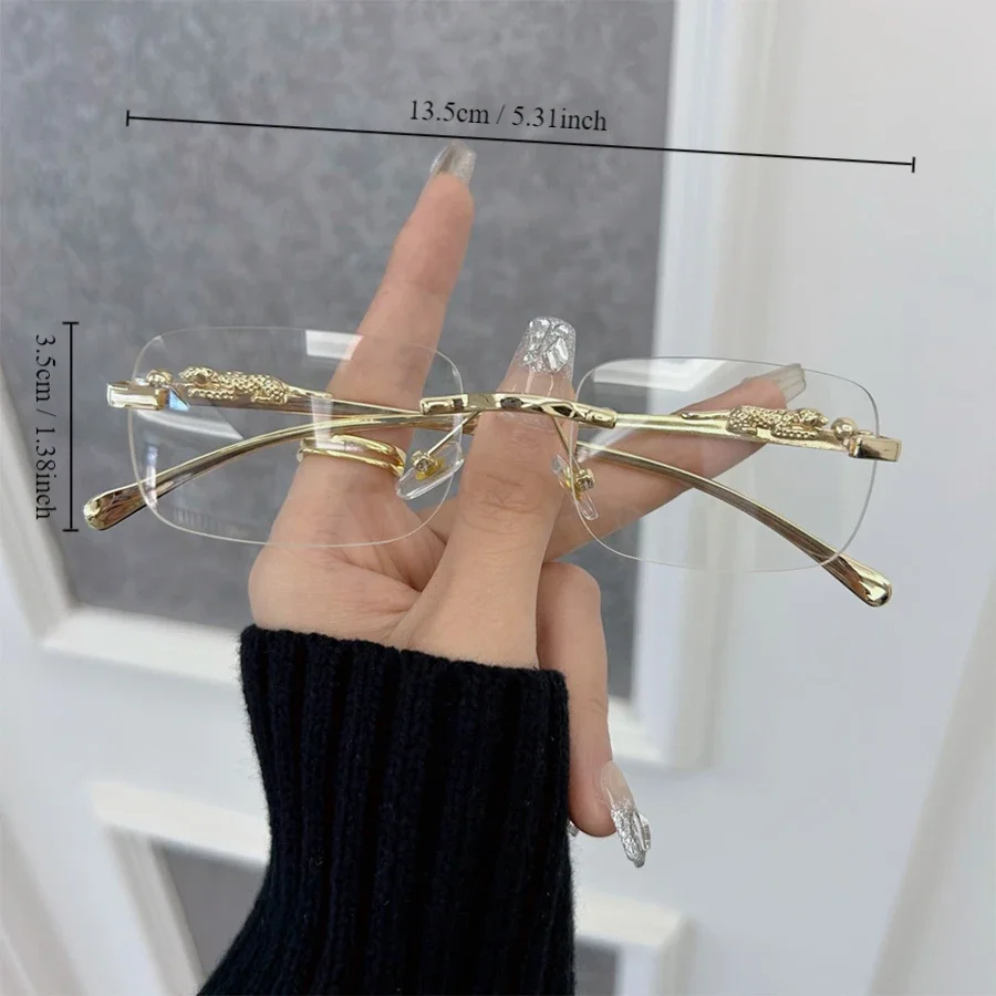 Vintage Square Glasses Women Men Rectangle Retro Eyeglasses Frame Male Clear Lens Unisex Outdoor Transparent Lens Gafas