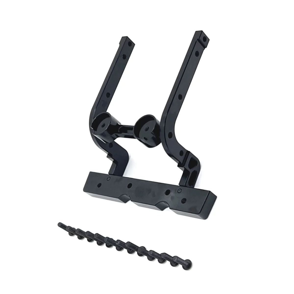 BAAU RC Car Upgrade Front Bumper Fixed Kit for 1/12 H12Y H12Y+ RC Car Upgrade Accessories Black