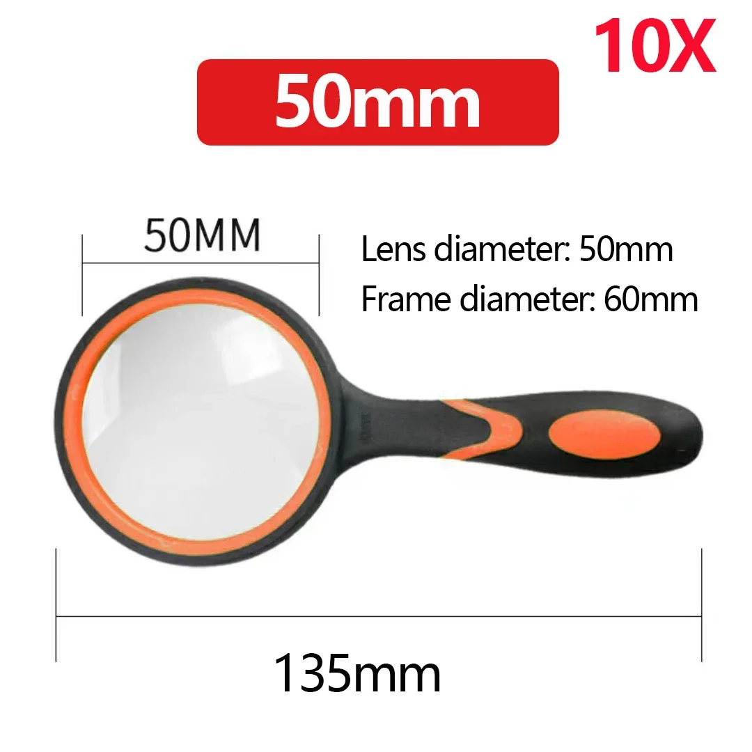 Mini Pocket Magnifying Glass Handheld Magnifying 60mm Magnifier 5X  Magnifier Reading Glass Lens Magnifying Glass For Elder - AliExpress