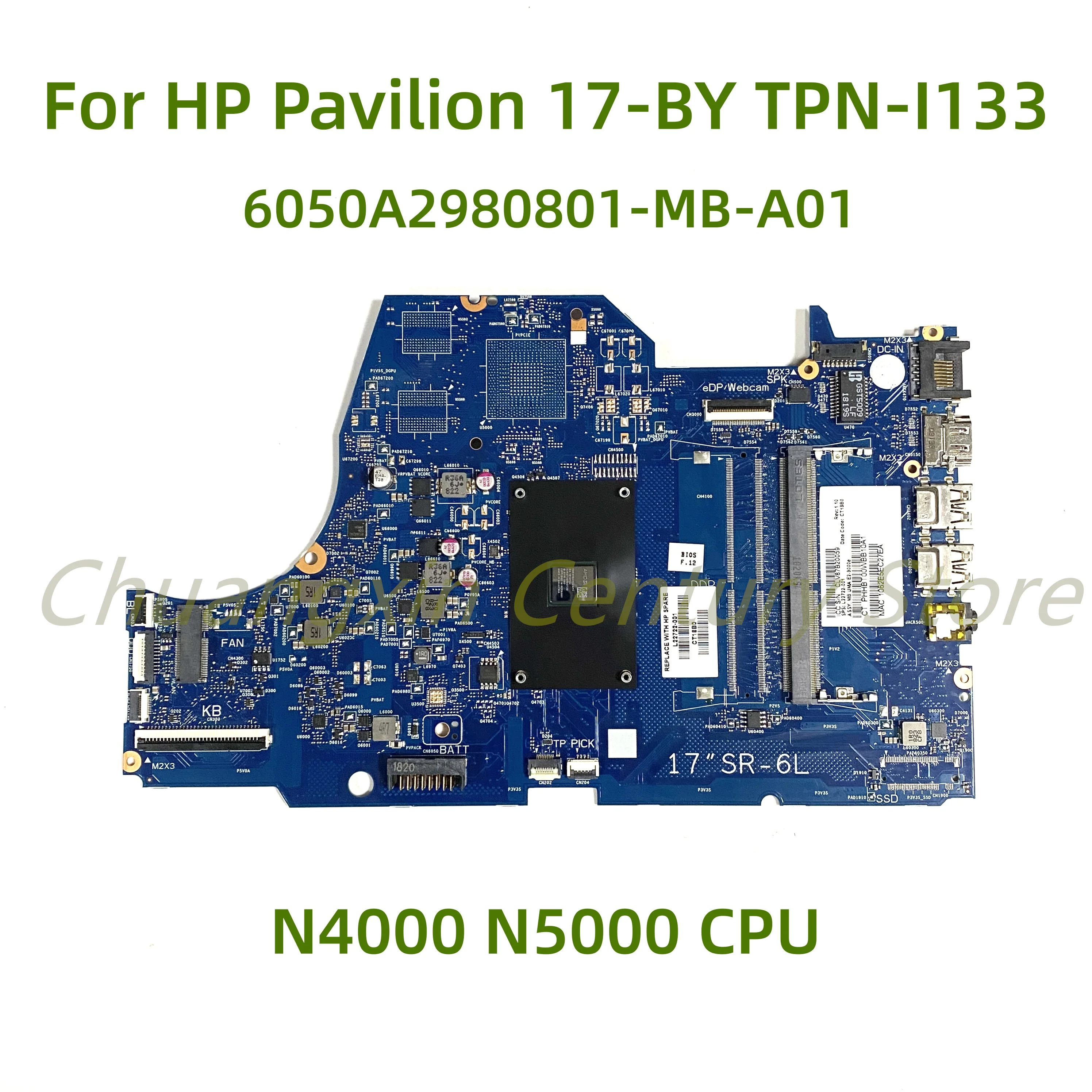 suitable-for-hp-pavilion-17-by-tpn-i133-laptop-motherboard-6050a2980801-mb-a01-a1-with-n4000-n5000-cpu-100-tested-fully-work