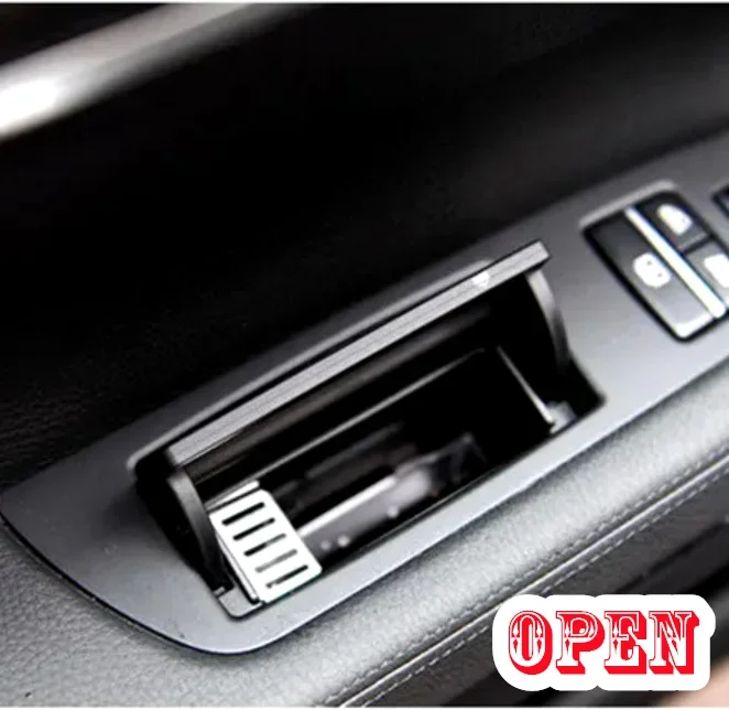 자동차 재떨이 ABS 뒷문 재떨이 상자 커버 왼쪽 오른쪽 BMW 7 시리즈 F01 F02 F04 2009-2017 업그레이드 된 디자인