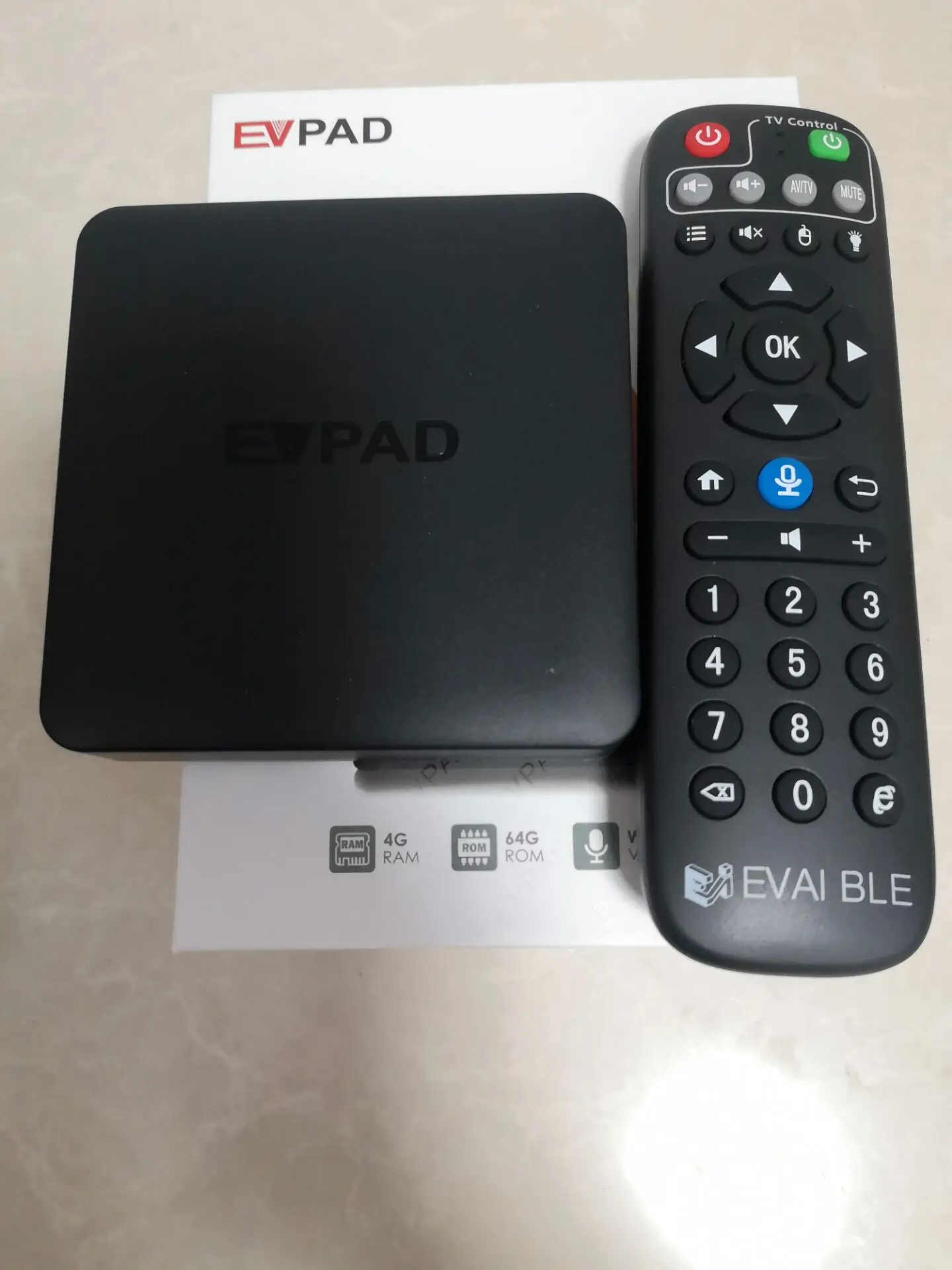 [Genuine]evpad 10p australia tv box 2023 evpad 6p japan 64G with voice  control hot in korea usa canada vietnam france philippin