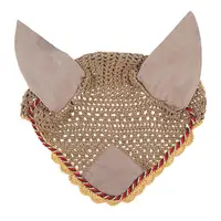 Bonnet Crochet Horse Fly Breathable Cotton Ear Net Bonnet Hood Equipment for Horse Various Color Duarable 1