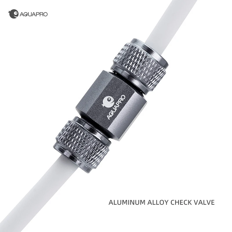 CO2 Aluminiumalloy Check Valve Aquarium Accessories Fish Tank Supplies Equipment Akvarium Checker Terrarium Fishbowl Cylinder 6