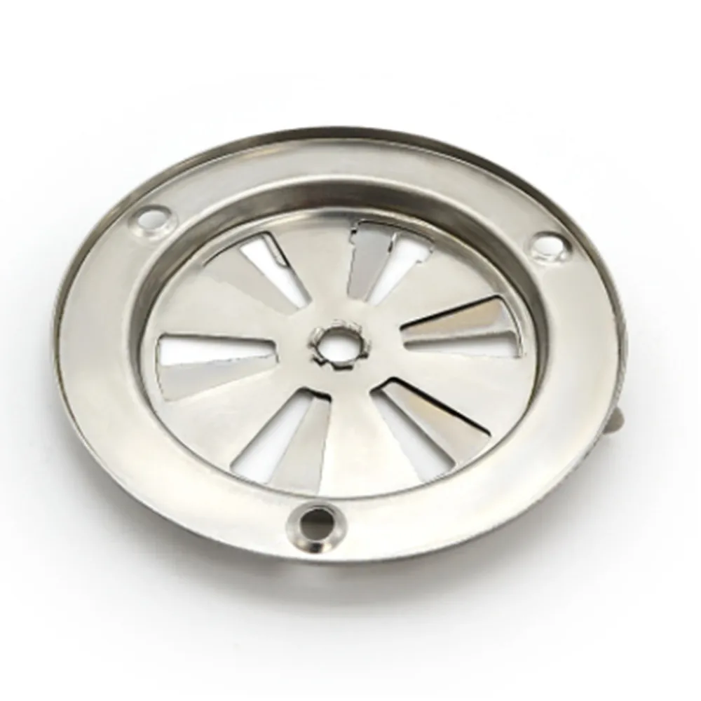 Air Vent Damper Adjustable Air Louver Vent BBQ Grill Smoker Exhaust Kitchen Vent Stove Stainless Steel Damper Round Home Vents Replacement