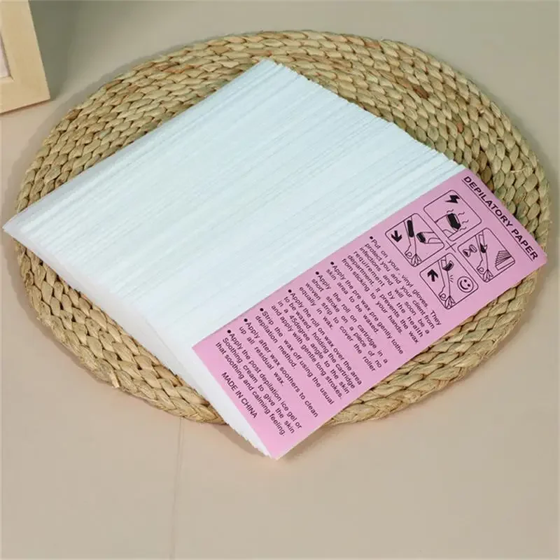 Professional Hair Removal Waxing Strips Non-woven Fabric Waxing Papers Depilatory Beauty Tool for Leg Hairs Removal 4