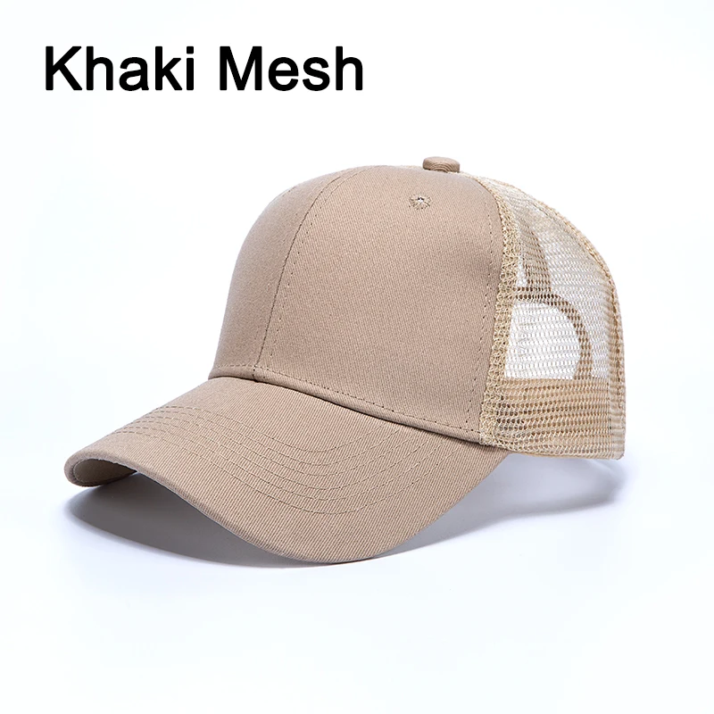  - Custom Embroidered Baseball Caps For Men Woman Hat Custom Logo Men's cap Snapback Embroidery Print Text Design Trucker Mesh Hat