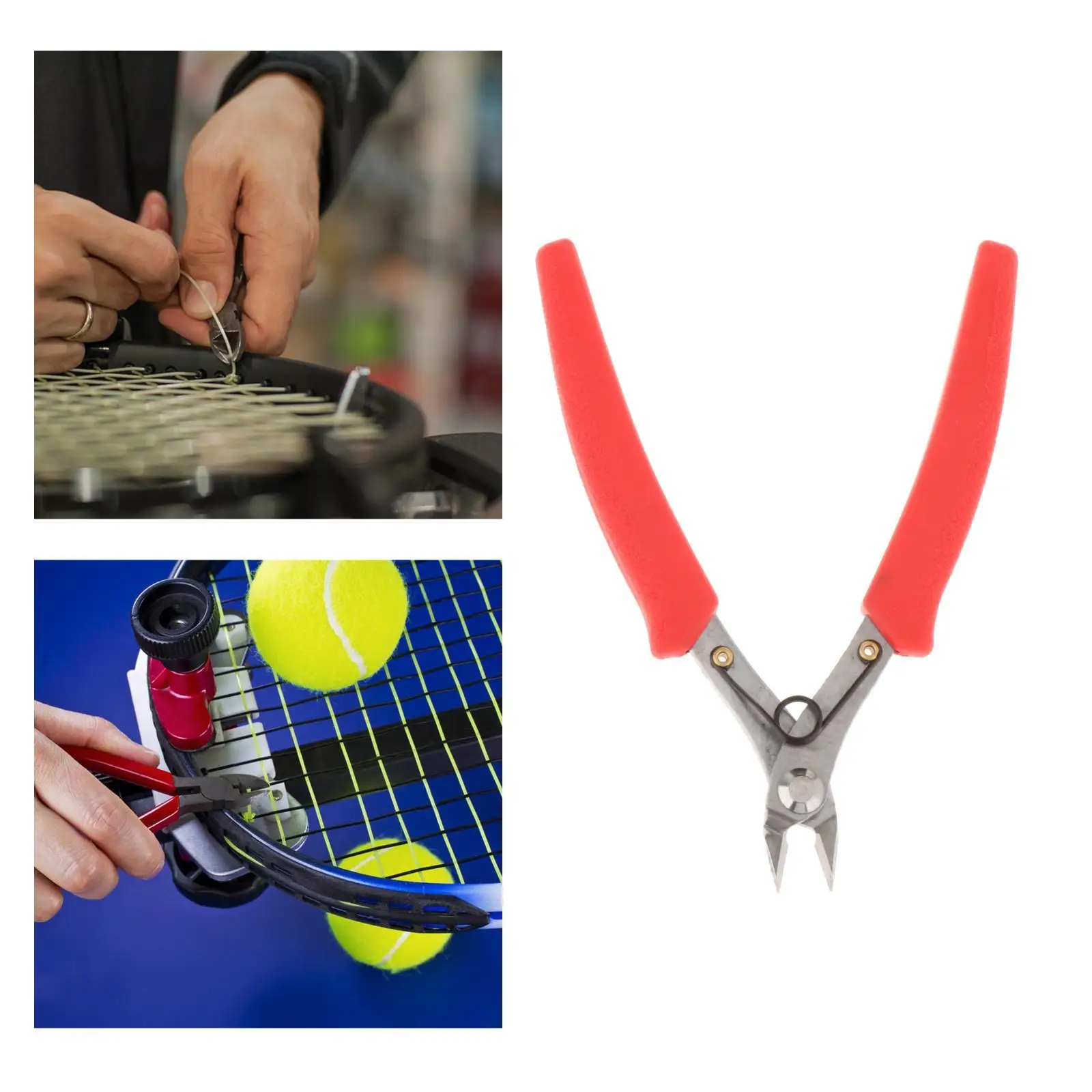 Diagonal Cutting Pliers for Crafts Badminton Tennis Racket Wire Cutter
