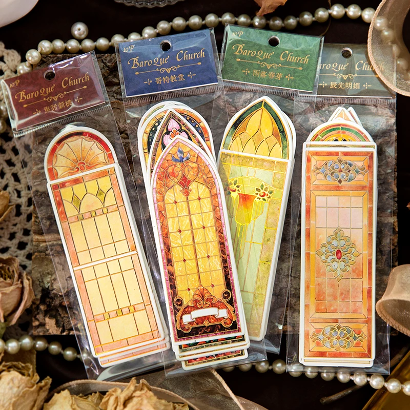 

8packs/LOT Baroque Church popularity literature paper bookmark