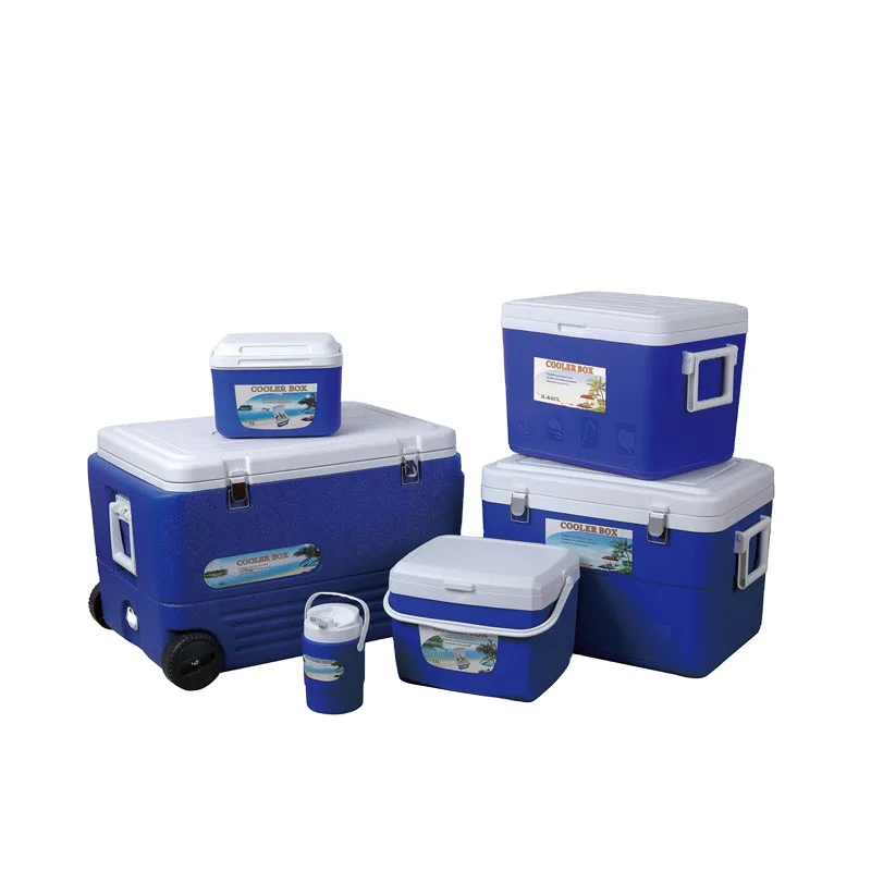 High Capacity Plastic ice cool box and trolley cooler Box Set  1L+5L+13L+27L+45L+80L