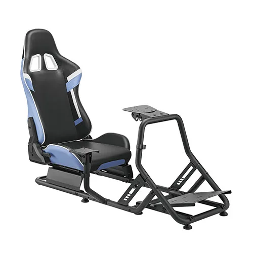 Asiento para simulador de carreras avanzado, silla de juego para simulador  de carreras azul con soporte para palanca de cambios, Tela, Verde