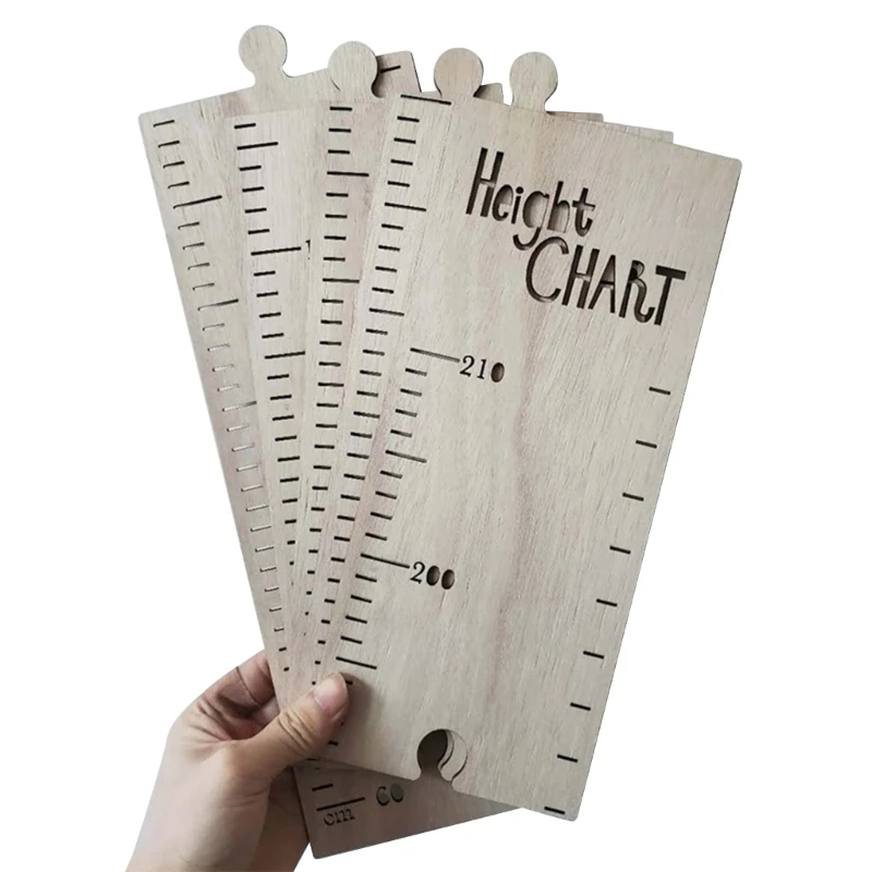 Wood Height Chart Wall Sticker for Kid Children Baby Height Measure Ruler Growth Chart Meter Measurement Wall Decoration