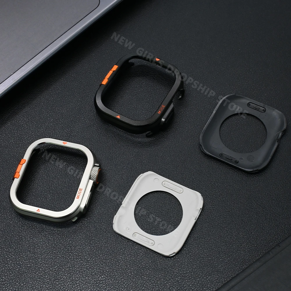 Premium Alloy Protective Case for Apple Watch - Durable PC Bumper Frame Accessory