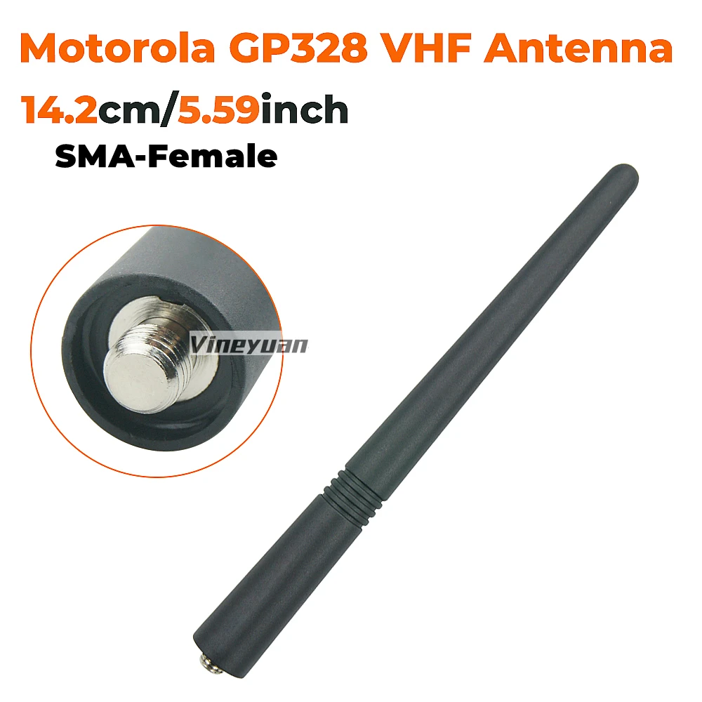 

NEW VHF 136-174MHz Replacement Antenna for Motorola Radio GP328 GP338 GP340 GP68 GP88 GP300 GP344 GP2000 PRO5150 Two Ways Radio