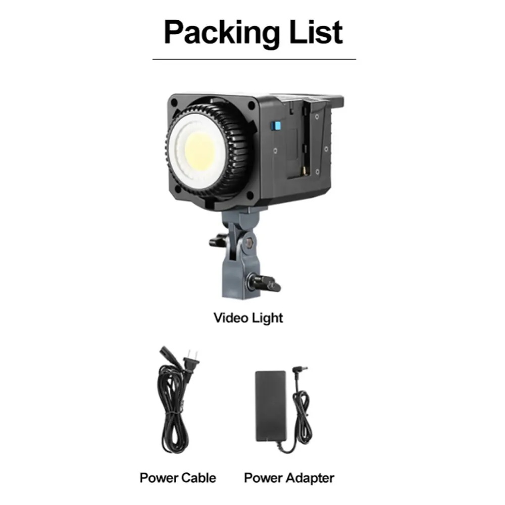 X100 RGB Bi-Color 100W LED Video Light Bowens Mount Photography Lighting APP Con