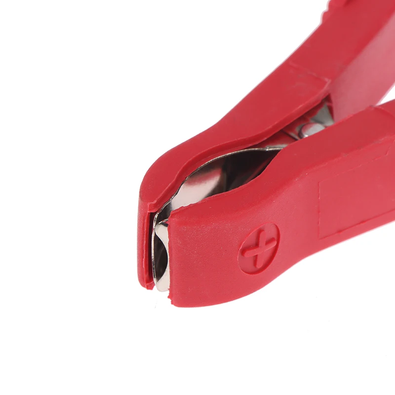50A Red Black 75mm Insulation Fully Enclosed With Fuse Electrician Test Clip 2PCS Battery Test Lead Clip Alligator