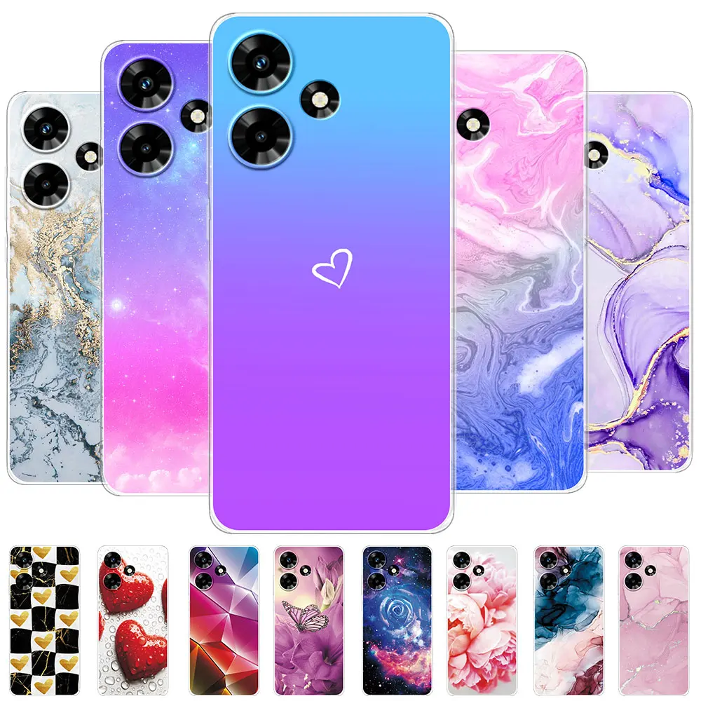 Per Infinix Hot 30 Custodia Trasparente In Silicone Tpu Cover Per Telefono Per Infinix Hot 30I 30I Nfc Bumper Case O Infinix Hot 30 Play Funda