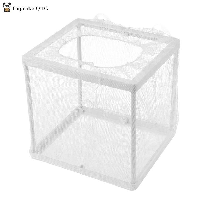 1pc Fish Breeding Mesh Box for Home Aquarium Small 16*14.2*16cm Large 26.3*15*16cm fish breeding box