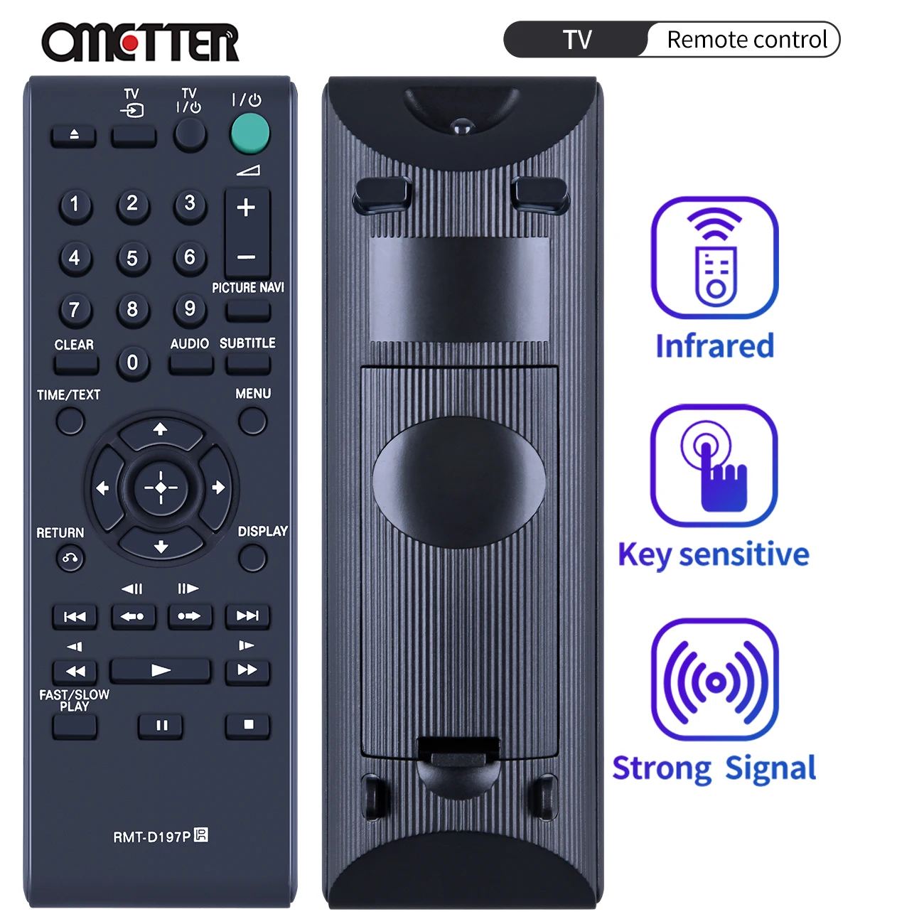 New RMT D197P RMTD197P for Sony CD DVD Player Remote Control DVP SR510H