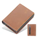Brown with Zipper