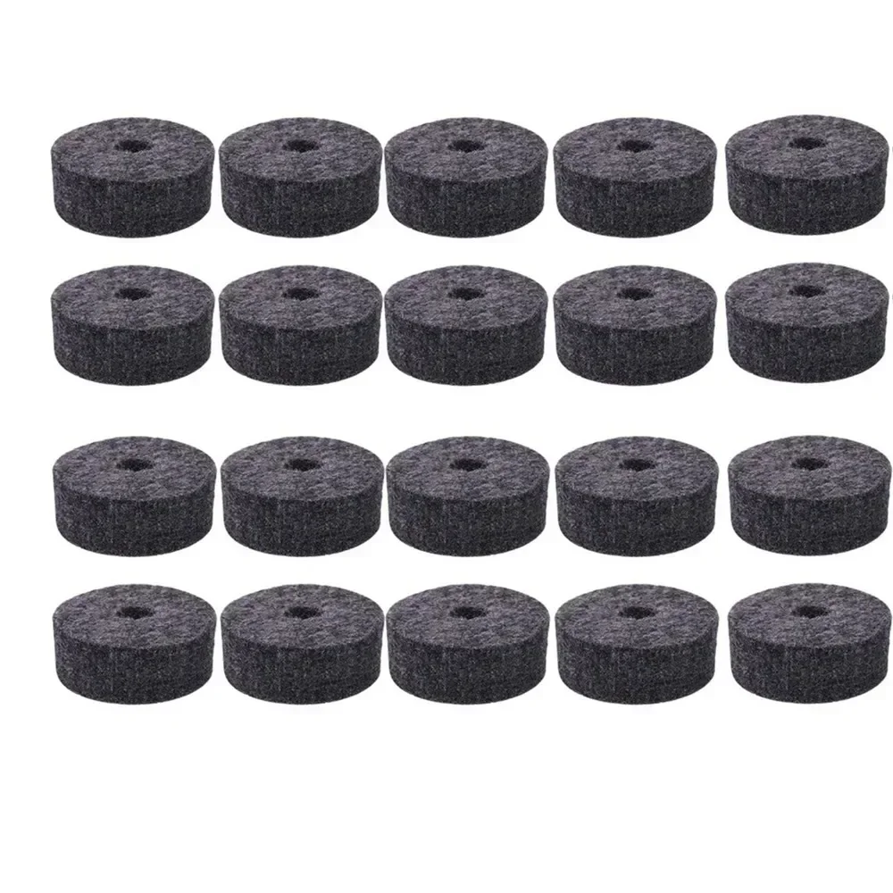 20pcs 심벌즈 펠트 와셔 펠트 크래시 심벌즈 클러치 펠트 드럼 부품 세트 그레..