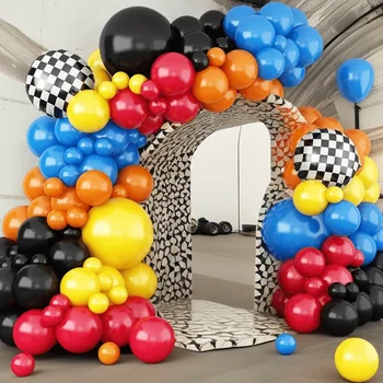 122pcs Racing Balloon Party Kit 1