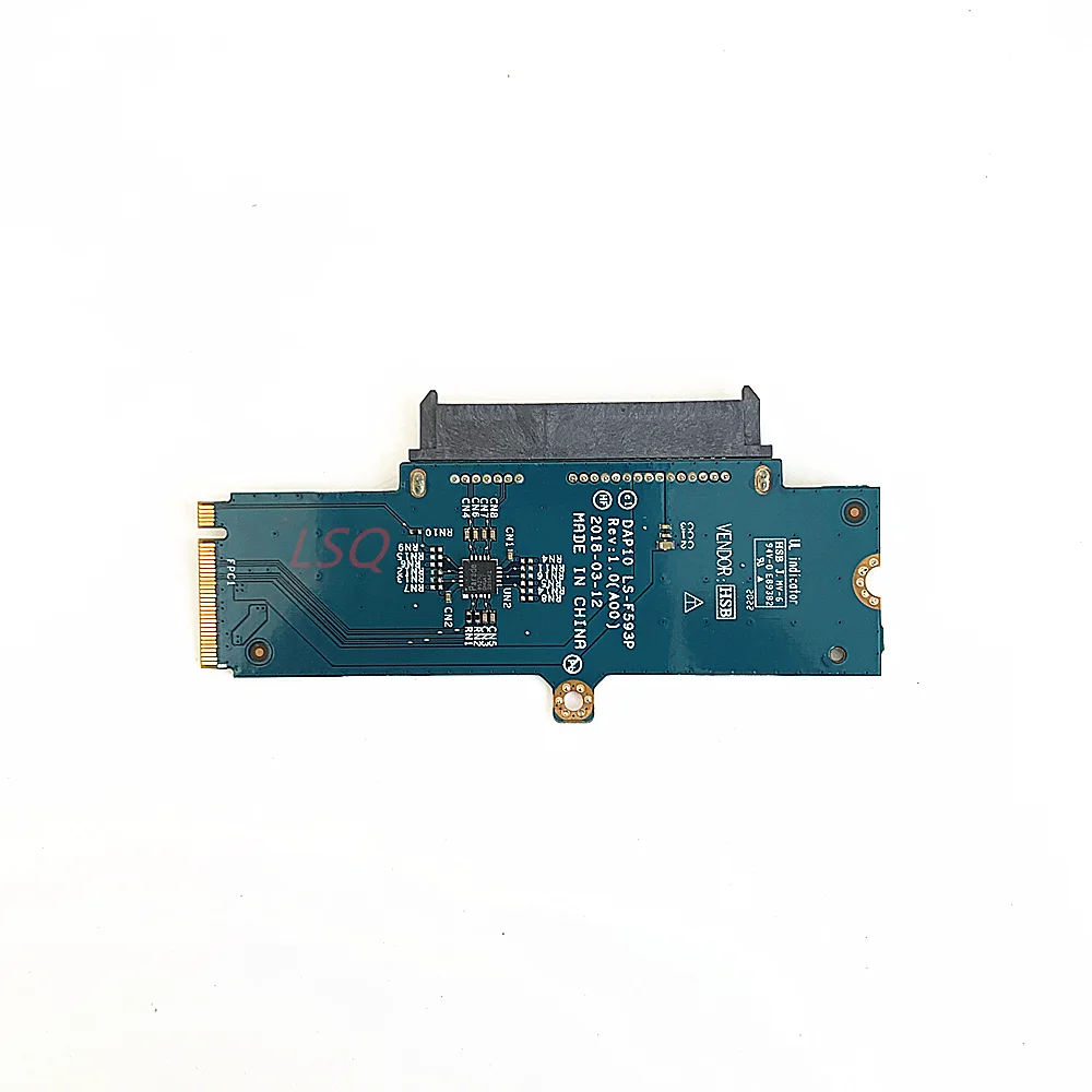 

LS-F593P для DELL Precision 7530 7540 Ноутбук NVME M.2 2280 PCIe SSD до 2,5 SATA HDD жесткий дисковая плата 100% ТЕСТ ОК