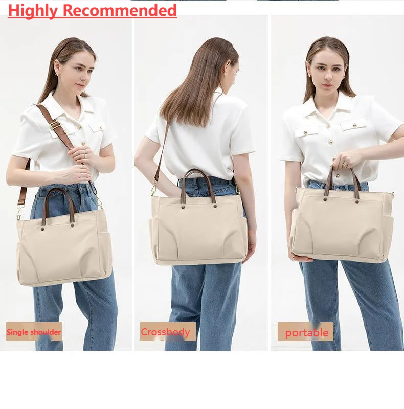 Laptop Bag Top Quality Women's Large Capacity Briefcase One-shoulder Handbag 15.6-inch Inner Bladder Highly Recommended_senzul.com