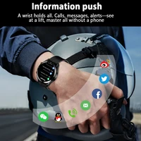 ChiBear nouveau 1.53 pouces Bluetooth appel montre intelligente hommes Multi-Sport Mode surveillance de la santé de la fréquence cardiaque étanche montre intelligente d'affaires 3