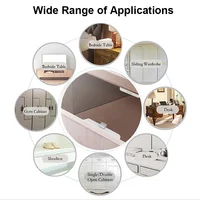 Smart Drawer Lock Tuya APP/EM Card Unlock No Hole File Cabinet Furniture Electronic Keyless Invisible NFC Sensor Locks Switch - Image 3