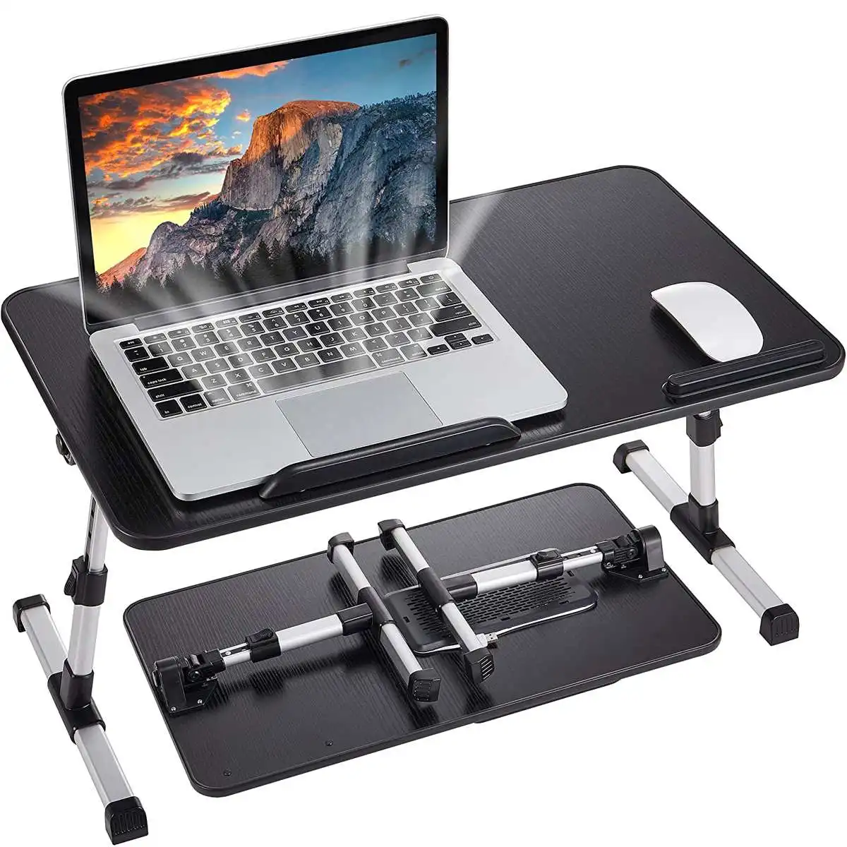 Usb Cooling Fan Laptop Desk Portable Adjustable Foldable Computer Desks