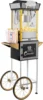 Cart Retro Classic Popcorn  Machine 8 Ounce with Nonstick Kettle for Home Use, Party and Birthd 1