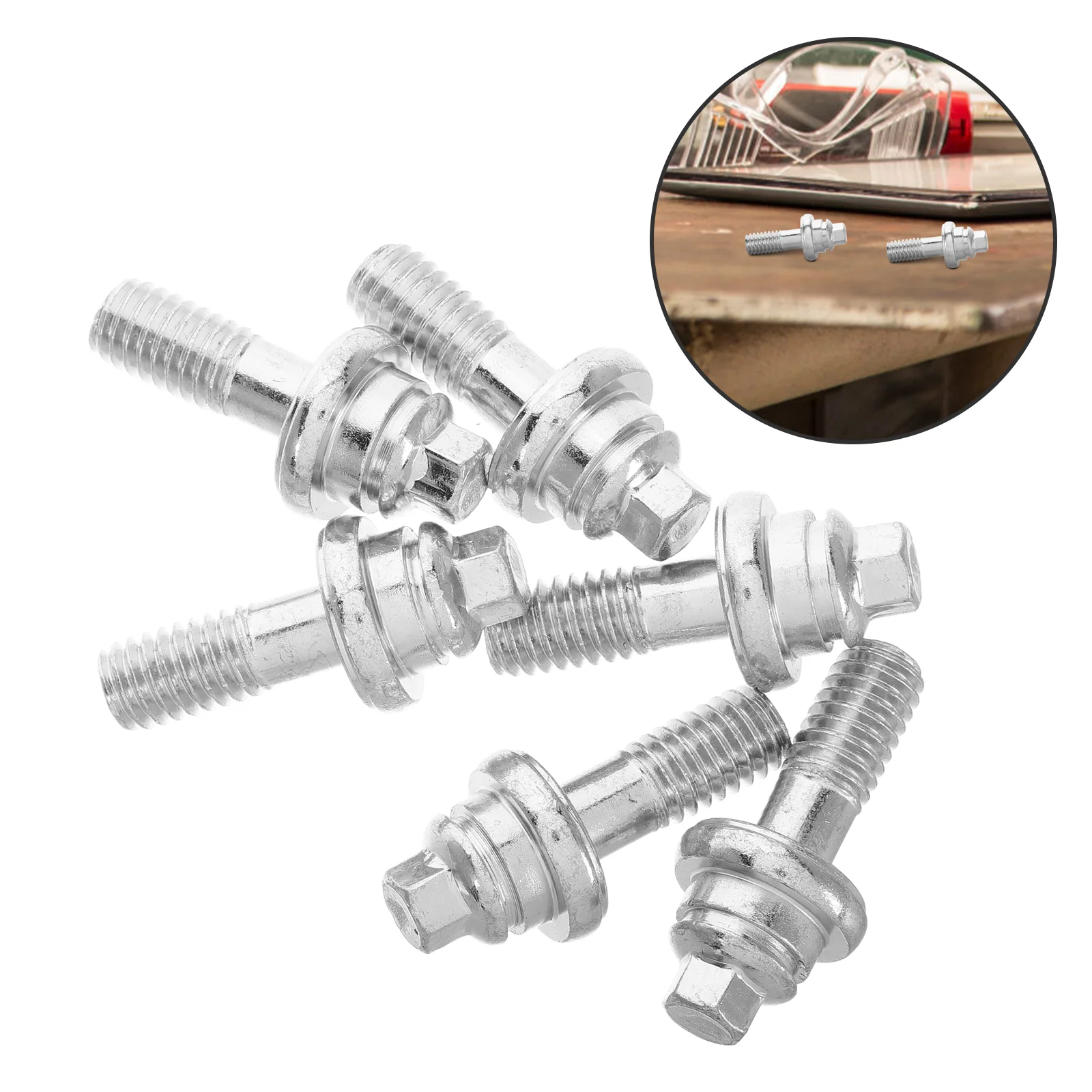 6 Pcs Side-mounted Screw Cable Bolt Terminal Motorcycle Bolts Storage Copper