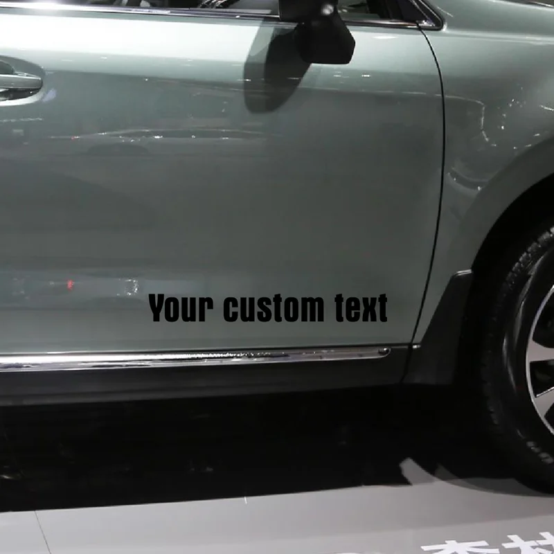 Custom Made Text Personality Waterproof Car Reflective Stickers for Car Motorcycle