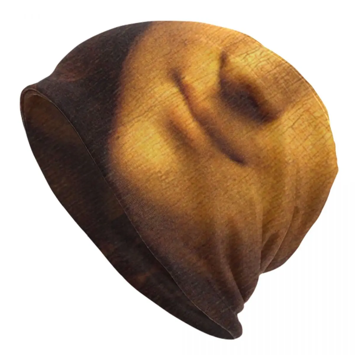

Mysterious Smile Leonardo Da Vinci Skullies Beanies Caps Unisex Winter Warm Knit Hat Hip Hop Mona Lisa Bonnet Hats Outdoor Cap