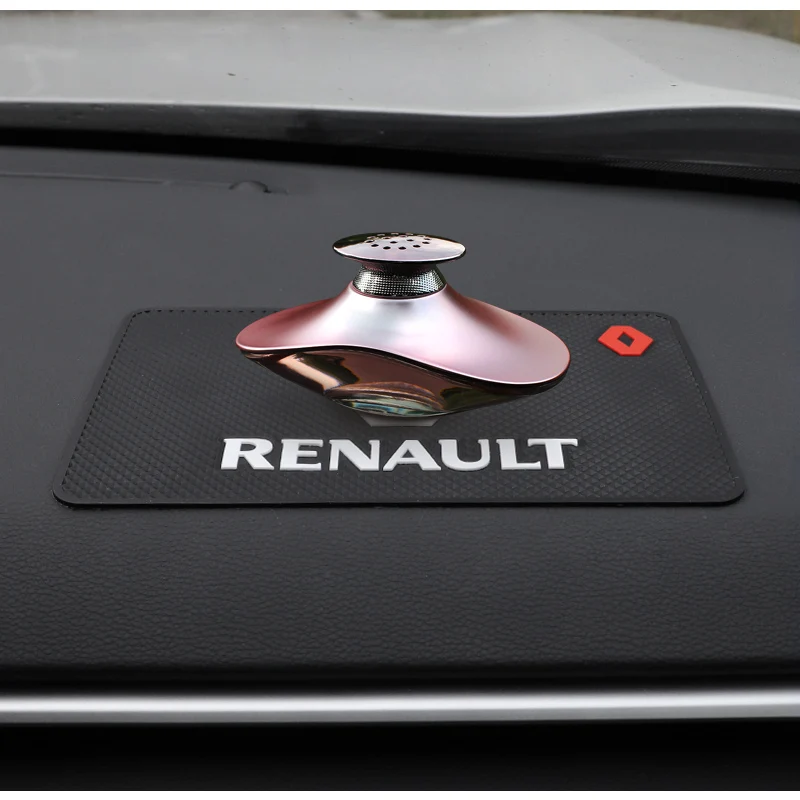 르노 클리오 콜레오스 메간 에스파스 QM6 카자르 캡처 시닉 듀스용 자동차 대시보드 미끄럼 방지 PVC 매트 실리콘 논슬립 패드