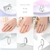 Sparkling Zircon Ring Original 925 Silver Wedding Simple Ring For Women Sterling Stackable Rings Popular Anniversary Jewelry 6