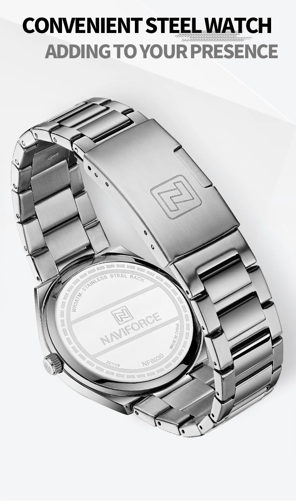 Naviforce 8030 Men's Watch description image 11