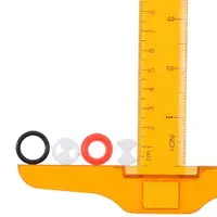 1 ชุดปกติสีแดงทองแดงวาล์ว Core เซรามิคเซรามิคชิปชุดรอบเย็นและร้อนก๊อกน้ําอุปกรณ์เสริมบ้าน 5