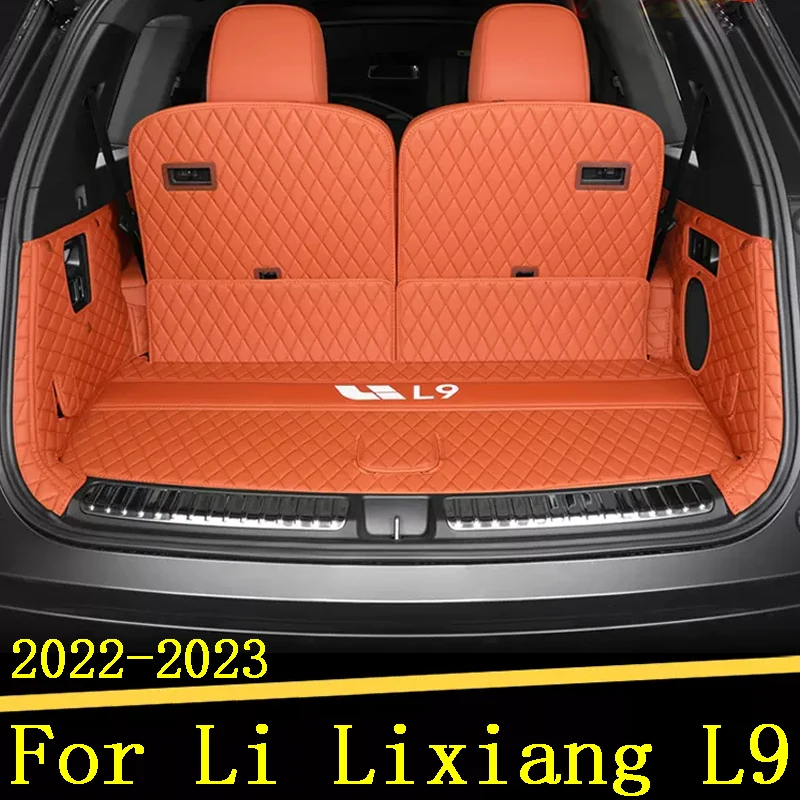 

For Li Lixiang L9 2022 2023 2024 Car Rear Trunk Mat Boot Liner Tray Car Rear Trunk Cargo Mat Protective Pad Accessories Cover