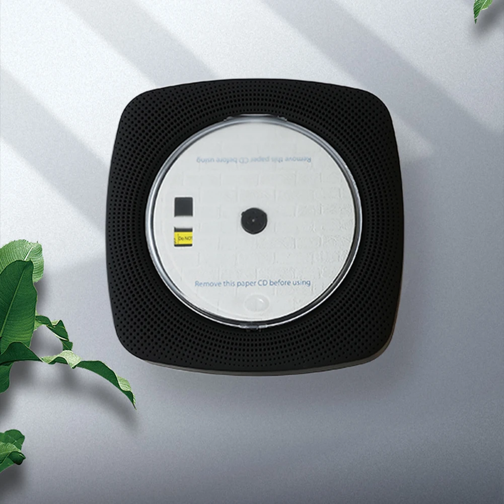 데스크탑 벽 CD 플레이어, LED 디지털 디스플레이, CD 음악 플레이어, USB FM 라디오 지원