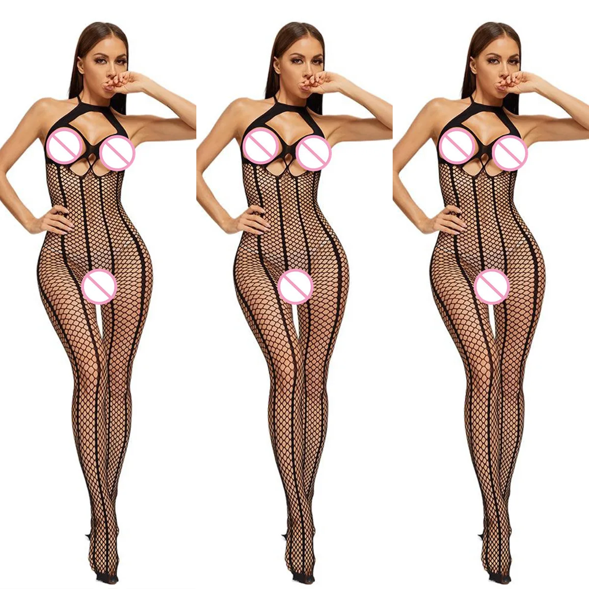 

2023 Sexy Lingerie Lace Bodysuits Porno Sexy Costumes Erotic Langerie Lenceria Mujer Transparent Open Crotch Women Sexy Hot Ling