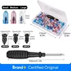 85PCS Tire Repair Screws Puncture Set Vacuum Car Tyre Repair Rubber Nail Set Tubeless Repair Tools Kit for Motorcycle Truck