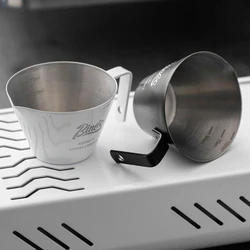 Extraction Espresso Mug 304 Stainless Steel Measuring Cup with Scale Home Coffee Maker Small Milk Cup Outdoor Portable